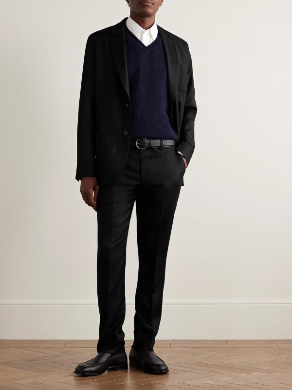 Slim-Fit Wool and Cashmere-Blend Flannel Suit Trousers - OU