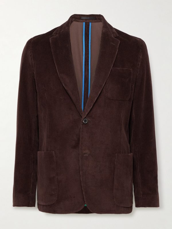 Slim-Fit Unstructured Cotton-Corduroy Suit Jacket Slim-Fit Unstructured Cotton-Corduroy Suit Jacket