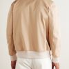 Cotton-Blend Twill Bomber Jacket - BK Cotton-Blend Twill Bomber Jacket - BK