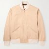 Cotton-Blend Twill Bomber Jacket Cotton-Blend Twill Bomber Jacket