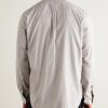 Button-Down Collar Checked Cotton Shirt - BK Button-Down Collar Checked Cotton Shirt - BK