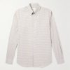 Button-Down Collar Checked Cotton Shirt Button-Down Collar Checked Cotton Shirt