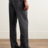 Straight-Leg Pinstriped Wool Trousers - BK