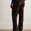 Gents Slim-Fit Straight-Leg Cotton-Corduroy Suit Trousers - BK Gents Slim-Fit Straight-Leg Cotton-Corduroy Suit Trousers - BK