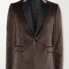 Slim-Fit Satin-Trimmed Cotton-Velvet Tuxedo Jacket