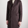 Slim-Fit Wool and Cashmere-Blend Felt Coat - FR Slim-Fit Wool and Cashmere-Blend Felt Coat - FR