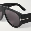 Bronson Aviator-Style Acetate Sunglasses - CU