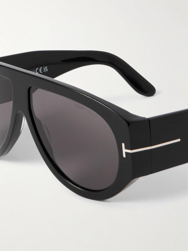 Bronson Aviator-Style Acetate Sunglasses - CU