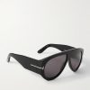 Bronson Aviator-Style Acetate Sunglasses - FR