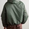 Active MA-1 Padded Shell Hooded Jacket - BK