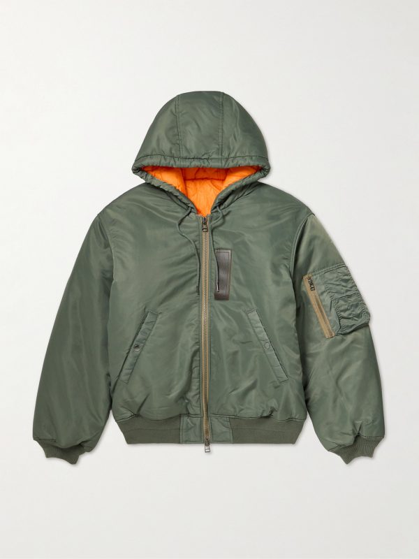 Active MA-1 Padded Shell Hooded Jacket