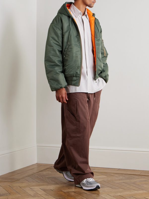 Active MA-1 Padded Shell Hooded Jacket - OU