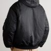 Active MA-1 Padded Shell Hooded Jacket - BK Active MA-1 Padded Shell Hooded Jacket - BK