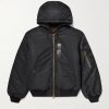 Active MA-1 Padded Shell Hooded Jacket Active MA-1 Padded Shell Hooded Jacket