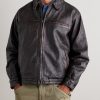 Distressed Leather Jacket - FR Distressed Leather Jacket - FR