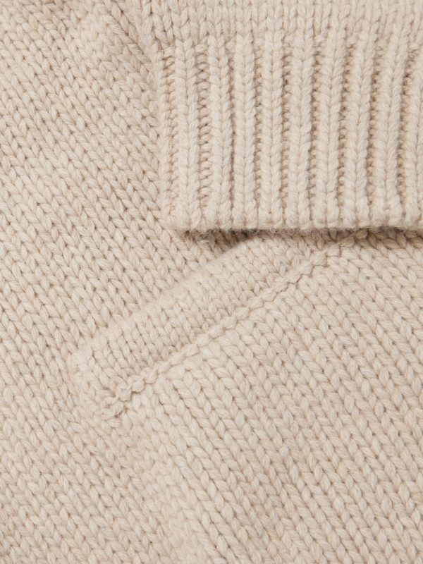 Shawl-Collar Wool-Blend Zip-Up Cardigan - E1 Shawl-Collar Wool-Blend Zip-Up Cardigan - E1