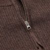 Deck Ribbed Wool-Blend Zip-Up Cardigan - CU Deck Ribbed Wool-Blend Zip-Up Cardigan - CU