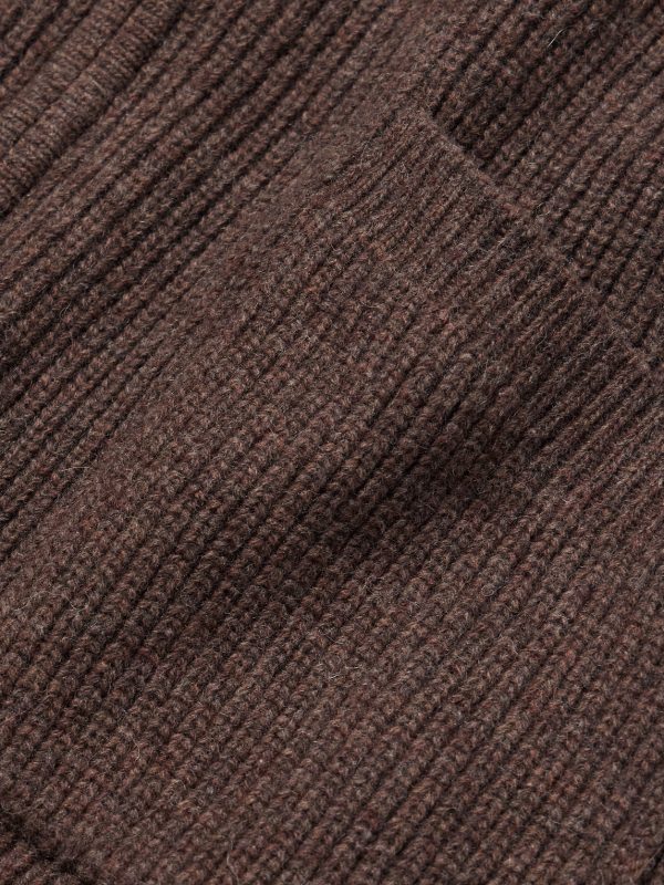 Deck Ribbed Wool-Blend Zip-Up Cardigan - E1 Deck Ribbed Wool-Blend Zip-Up Cardigan - E1