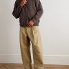 Deck Ribbed Wool-Blend Zip-Up Cardigan - OU Deck Ribbed Wool-Blend Zip-Up Cardigan - OU