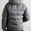 Altavia Quilted Nylon Hooded Down Jacket - BK Altavia Quilted Nylon Hooded Down Jacket - BK
