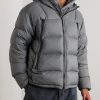 Altavia Quilted Nylon Hooded Down Jacket - FR Altavia Quilted Nylon Hooded Down Jacket - FR