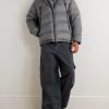 Altavia Quilted Nylon Hooded Down Jacket - OU Altavia Quilted Nylon Hooded Down Jacket - OU