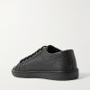 Gym Low Logo-Print Leather Sneakers - BK