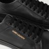 Gym Low Logo-Print Leather Sneakers - CU