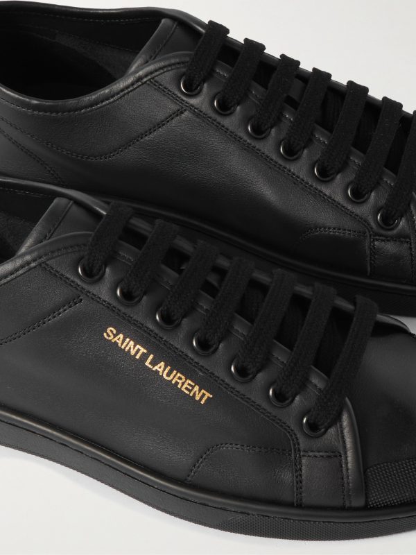 Gym Low Logo-Print Leather Sneakers - CU