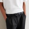Straight-Leg Pleated Cashmere-Blend Flannel Suit Trousers - E1