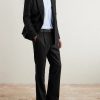 Straight-Leg Pleated Cashmere-Blend Flannel Suit Trousers - OU