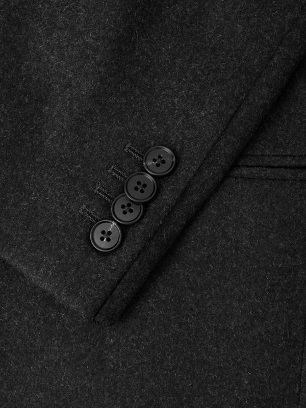 Double-Breasted Cashmere-Blend Flannel Suit Jacket - CU Double-Breasted Cashmere-Blend Flannel Suit Jacket - CU