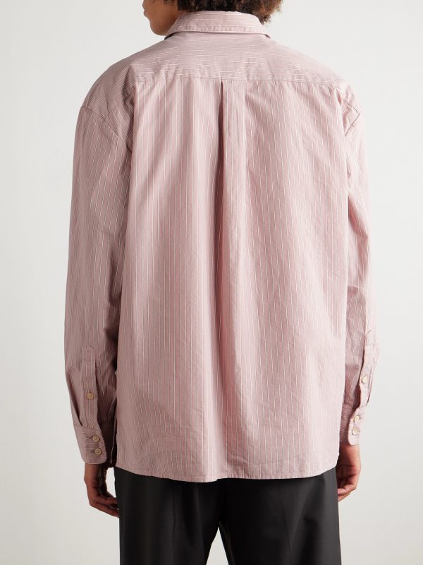 Gusto Striped Cotton-Poplin Shirt - BK