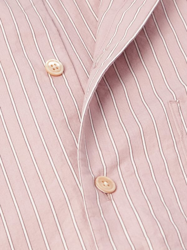 Gusto Striped Cotton-Poplin Shirt - CU