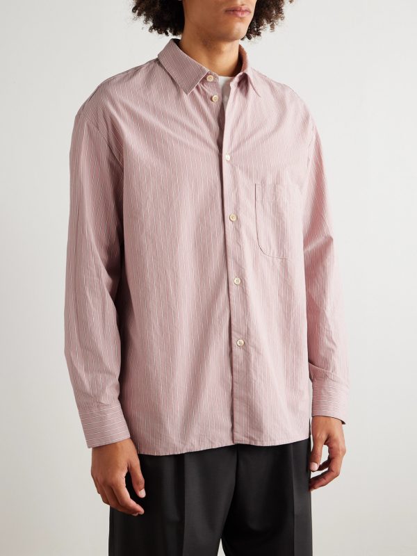 Gusto Striped Cotton-Poplin Shirt - FR
