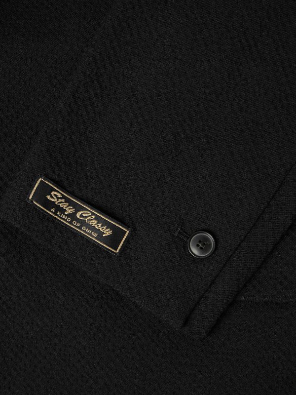 Shinji Textured-Woven Suit Jacket - CU