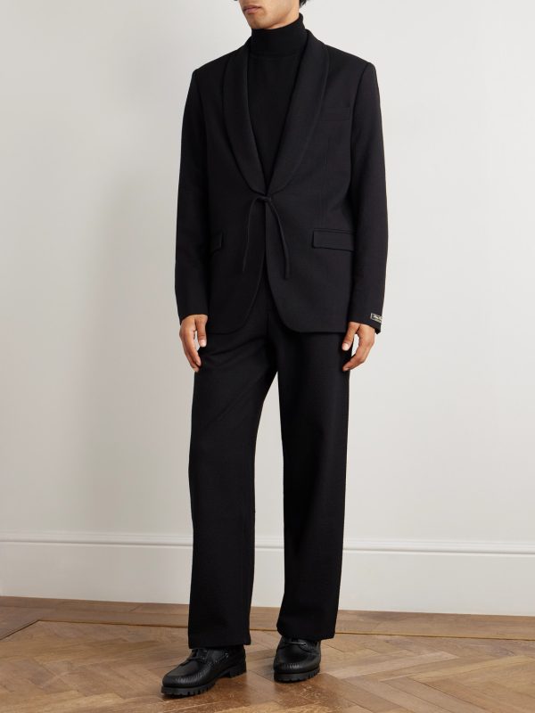 Shinji Textured-Woven Suit Jacket - OU