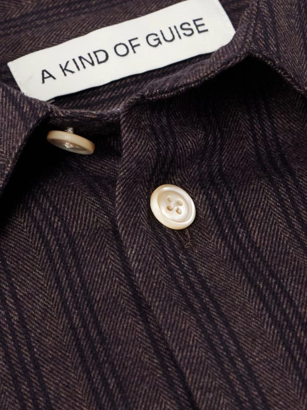 Gusto Striped Cotton and Lyocell-Blend Shirt - CU Gusto Striped Cotton and Lyocell-Blend Shirt - CU