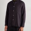 Gusto Striped Cotton and Lyocell-Blend Shirt - FR Gusto Striped Cotton and Lyocell-Blend Shirt - FR