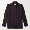 Gusto Striped Cotton and Lyocell-Blend Shirt Gusto Striped Cotton and Lyocell-Blend Shirt