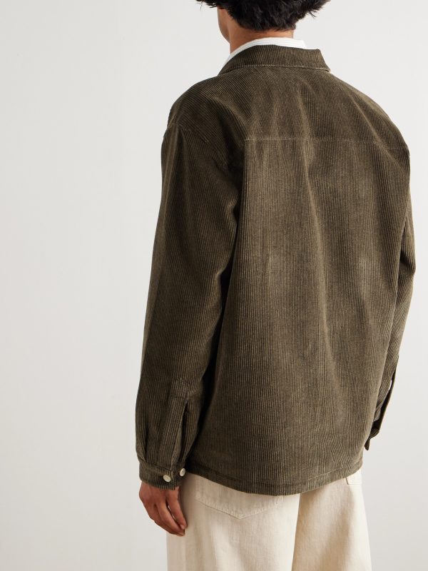 Sayan Cotton-Corduroy Overshirt - BK Sayan Cotton-Corduroy Overshirt - BK