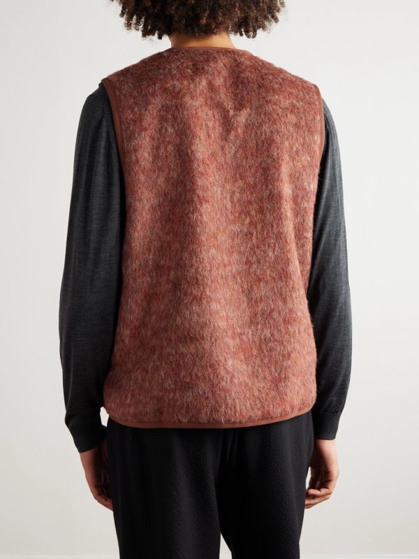 Valur Brushed Virgin Wool-Blend Gilet - BK Valur Brushed Virgin Wool-Blend Gilet - BK