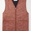 Valur Brushed Virgin Wool-Blend Gilet Valur Brushed Virgin Wool-Blend Gilet