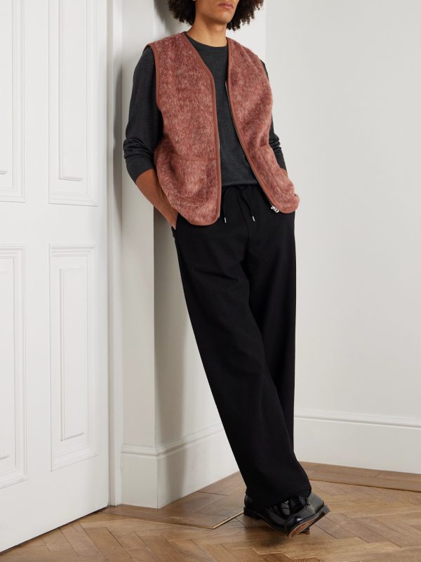 Valur Brushed Virgin Wool-Blend Gilet - OU Valur Brushed Virgin Wool-Blend Gilet - OU