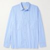 Telmen Striped Organic Cotton-Poplin Shirt Telmen Striped Organic Cotton-Poplin Shirt