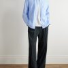 Telmen Striped Organic Cotton-Poplin Shirt - OU Telmen Striped Organic Cotton-Poplin Shirt - OU
