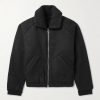 Gobi Bear Cropped Wool and Cotton-Blend Bomber Jacket