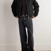 Gobi Bear Cropped Wool and Cotton-Blend Bomber Jacket - OU