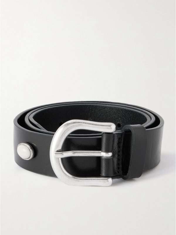 Dashi 3cm Embellished Leather Belt Dashi 3cm Embellished Leather Belt