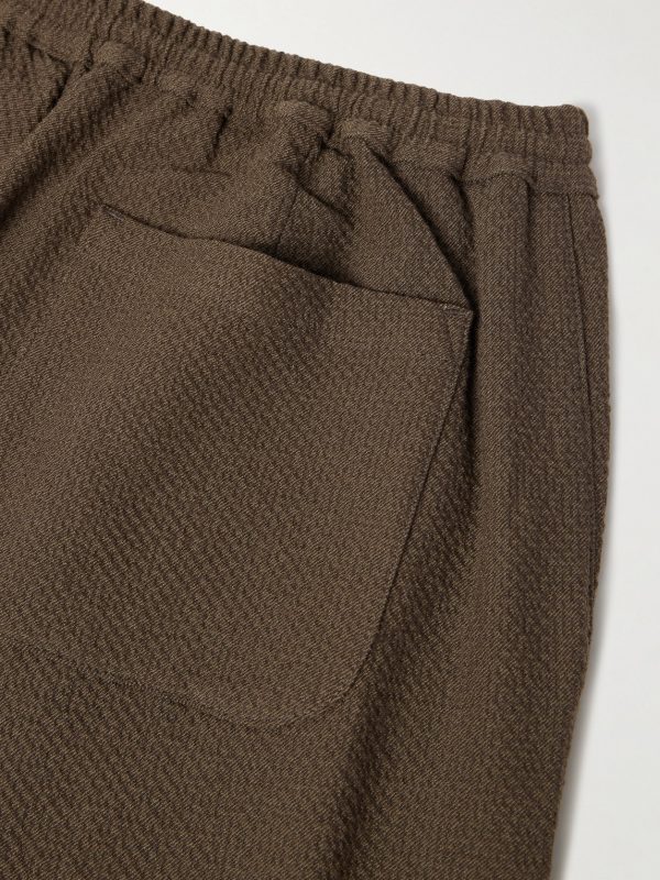 Banasa Straight-Leg Seersucker Suit Trousers - CU Banasa Straight-Leg Seersucker Suit Trousers - CU